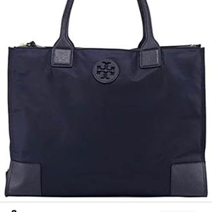 Tory Burch Ella Nylon Tote with leather trim